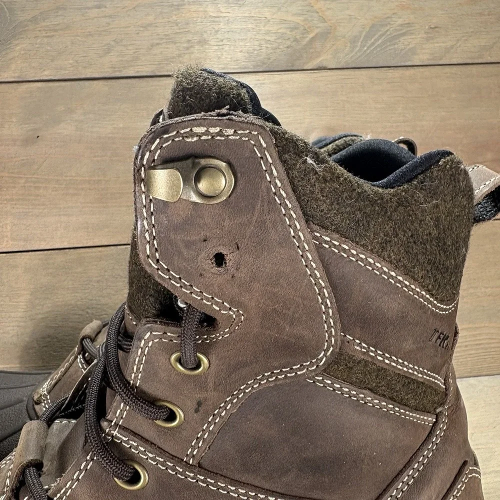 ll bean storm chaser 5 mens size 9 shoes brown leather waterproof boots